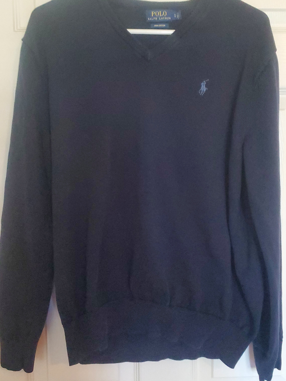 Polo Ralph Lauren Men's Navy V-Neck Sweater